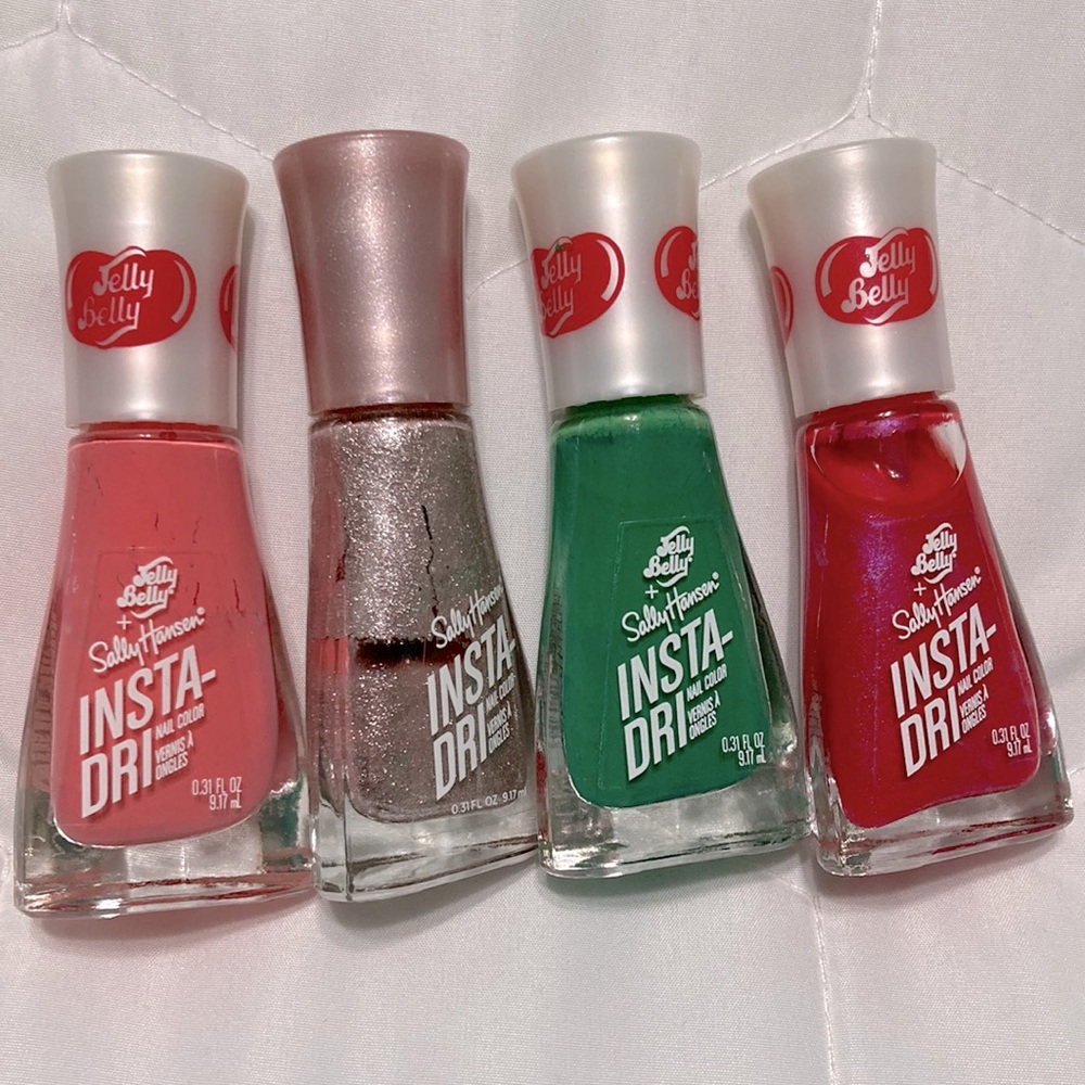 FINAL SALE: Sally Hansen Insta-Dri Nail Polish Bundle: Pink & Green ✨